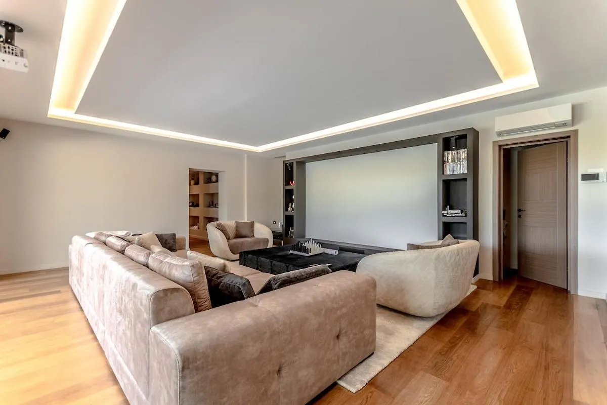 ヴィラ Magnificent Villa, Heated Pool, Air Cond, Sea View サント・マキシム