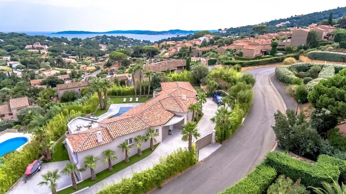 ヴィラ Magnificent Villa, Heated Pool, Air Cond, Sea View サント・マキシム フランス