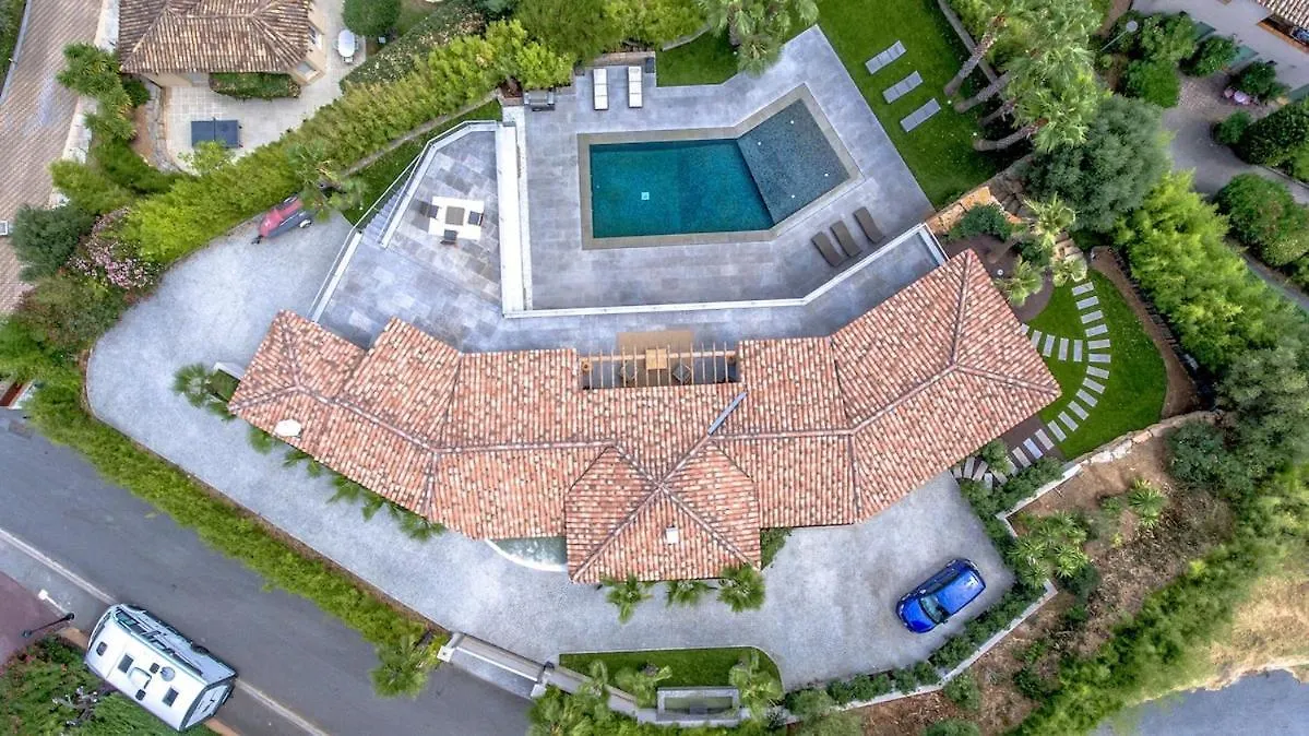 Magnificent Villa, Heated Pool, Air Cond, Sea View Sainte-Maxime